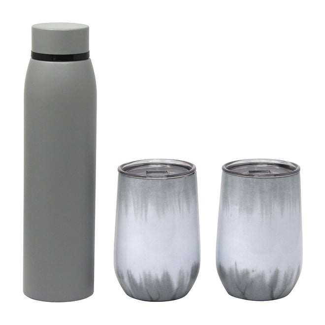 Wine Tumbler Double-Walled Insulated Vacuum Thermos Stainless Steel Glass  Cup