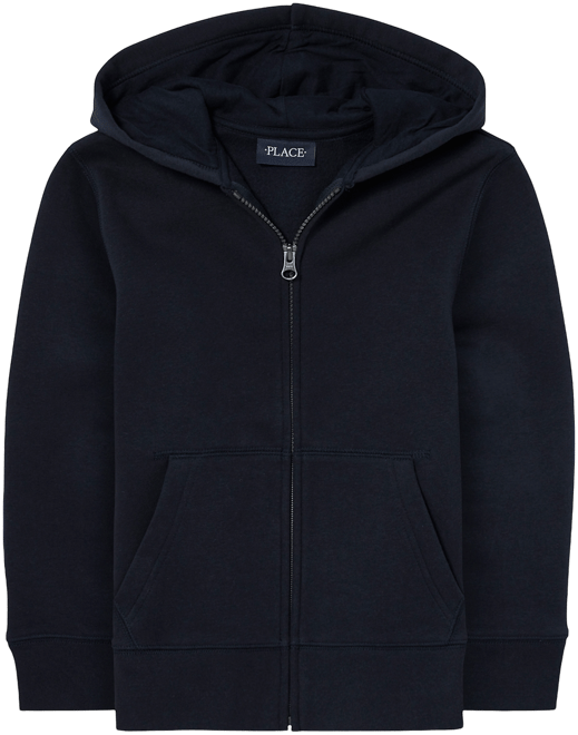 Boys Active Long Sleeve Zip Up Hoodie - BLUE | The Children's Place