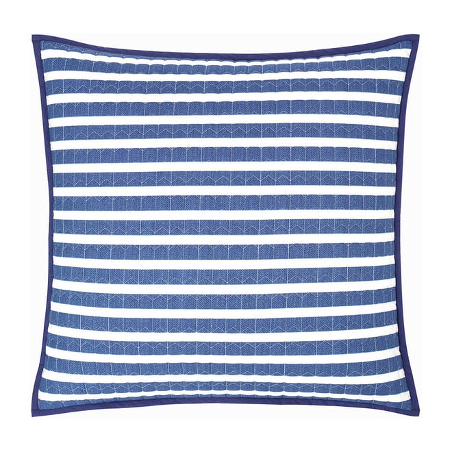 Stripe euro outlet sham