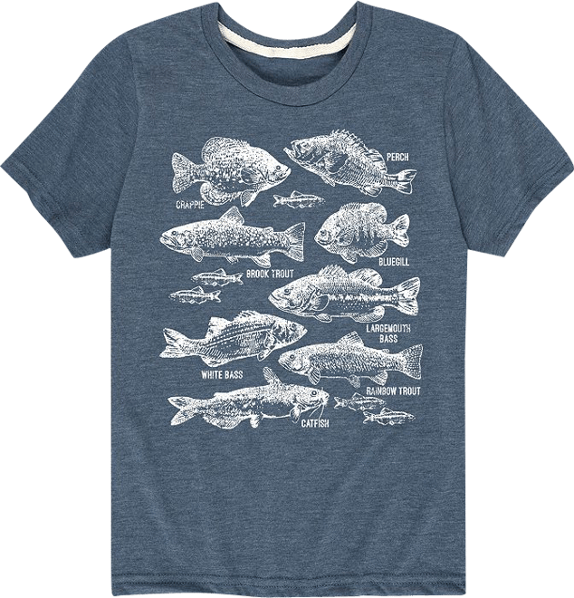 Funny Crappie Fishing Freshwater Fish Gift Men Women Kids T-Shirt