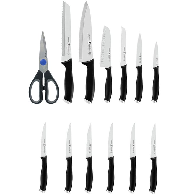 Henckels 1895 Assure 14-Piece Knife Block Set Black