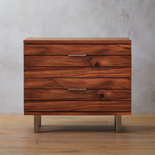 Linea Natural Teak Wood Nightstand