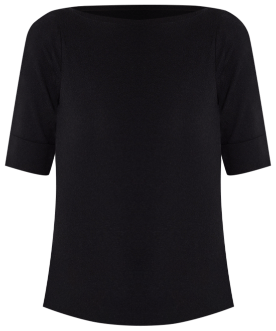 Stretch Boatneck Top