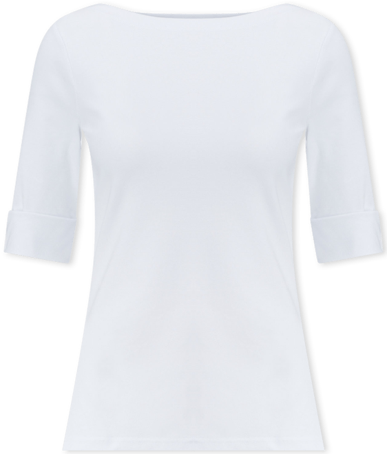 Stretch Boatneck Top