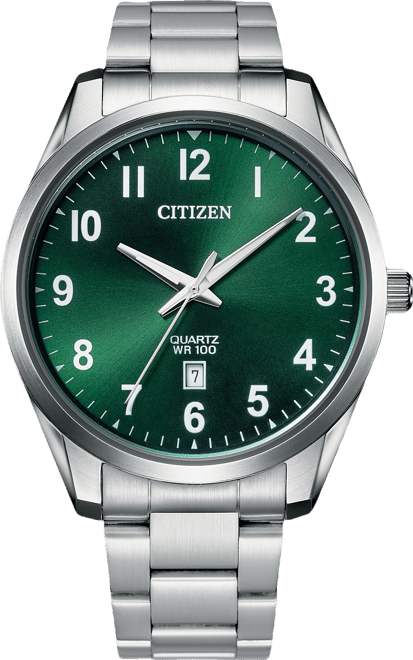 Men's Silver-Tone Stainless Steel Bracelet Watch 42mm