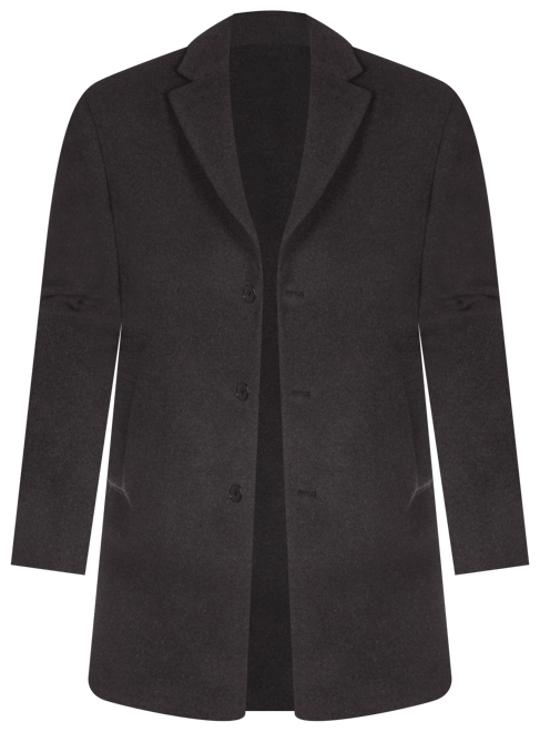 Men's Prosper Wool-Blend Slim Fit Overcoat