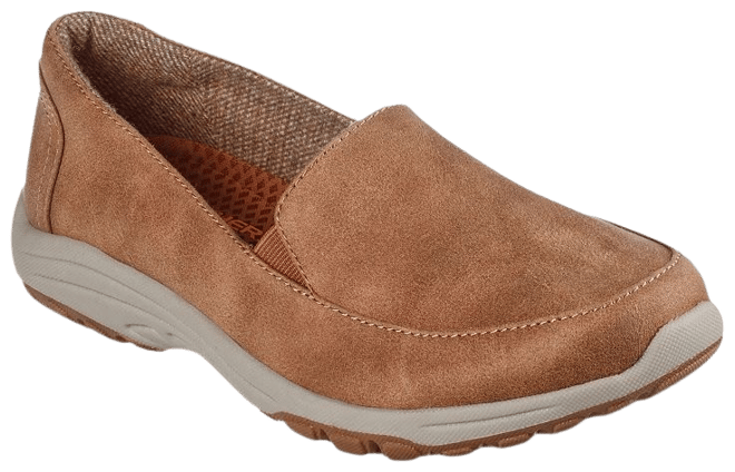 Womens brown leather outlet skechers