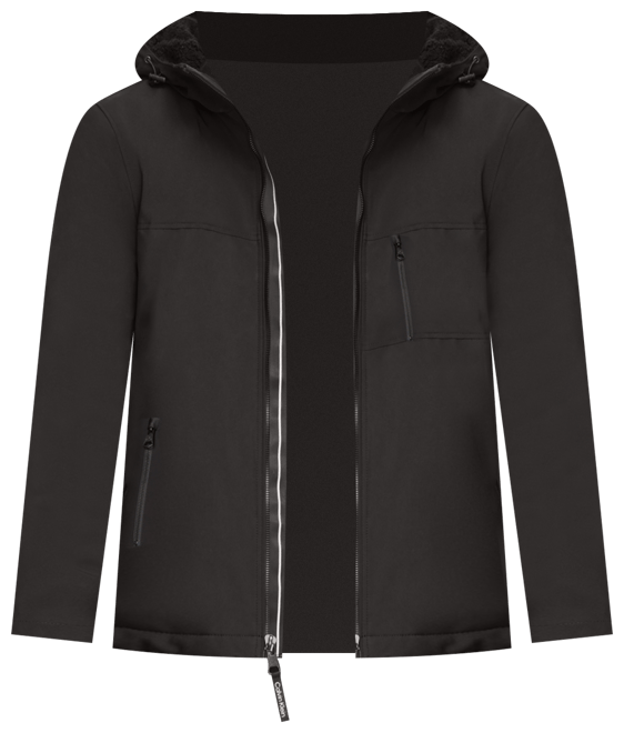 Men's Sherpa Lined Classic Soft Shell Jacket