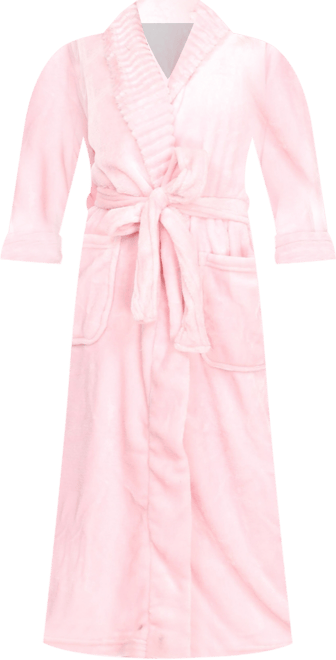 Women's Long Cozy Loungewear Belted Robe