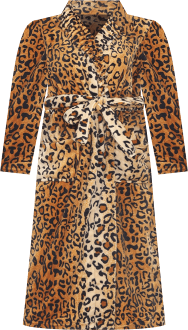 Women's Long Cozy Loungewear Belted Robe