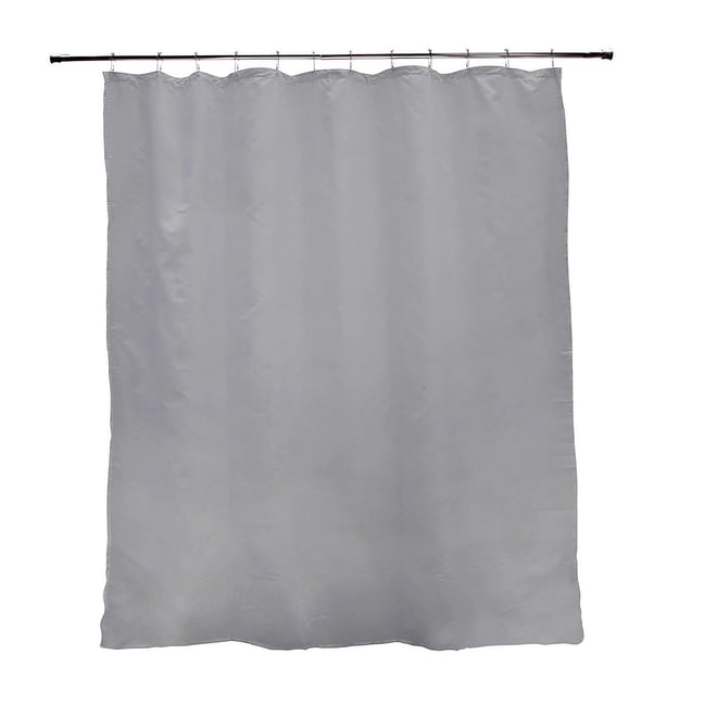 MAYTEX Water Repellent Fabric Shower Liner with Weighted Hem, White, 70 x  72 Inches : : Home