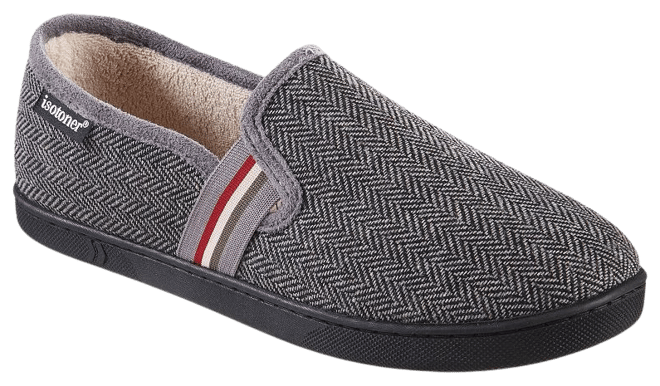 Isotoners discount mens slippers