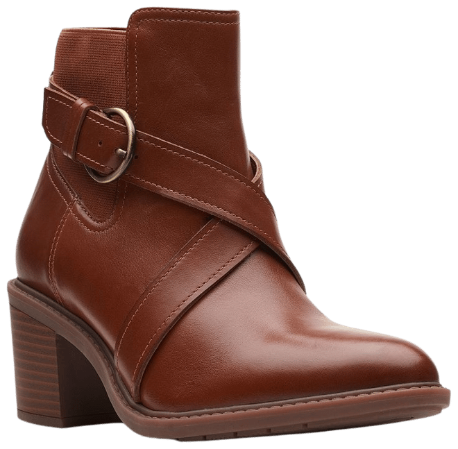 Urter Velkendt øjenbryn Clarks® Scene Strap Women's Leather Ankle Boots