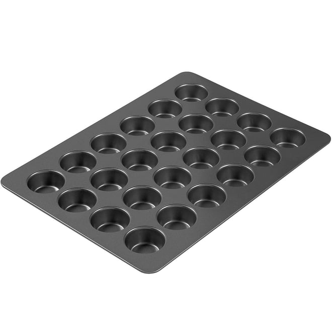 Silicone Mini Muffin Pan. 24 Cup Mini Size. 100% Silicone