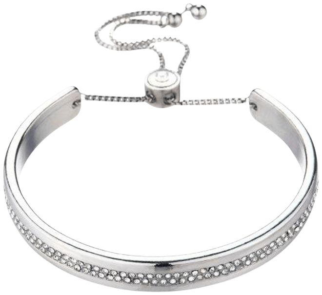 Bracelet with All Over Glass Accents