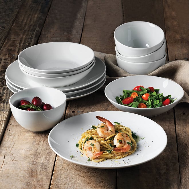 Porcelain dinnerware outlet sets for 12