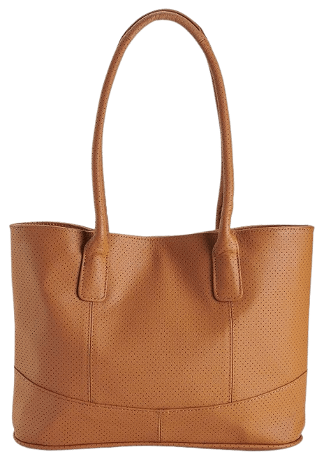 AmeriLeather Casual Patent Leather Tote Bag