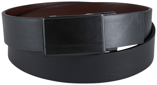 Men's Reversible Compression Buckle Belt, Created for Macy's