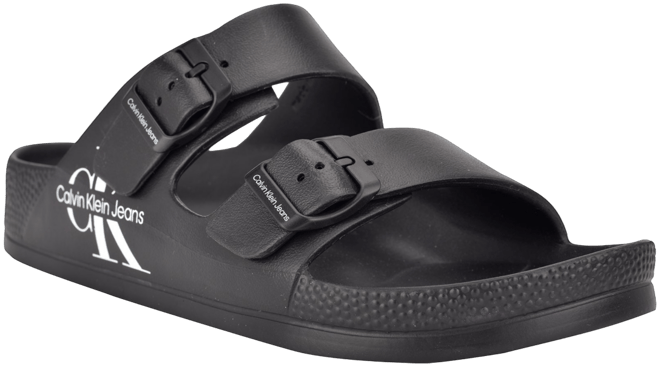 Calvin Klein Men's Zion Open Toe Casual Slip-on Sandals - Macy's