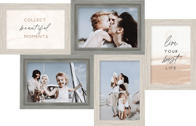 Hastings Home 703545SKF Collage Picture Frame with 12 openings 4x6 Pho