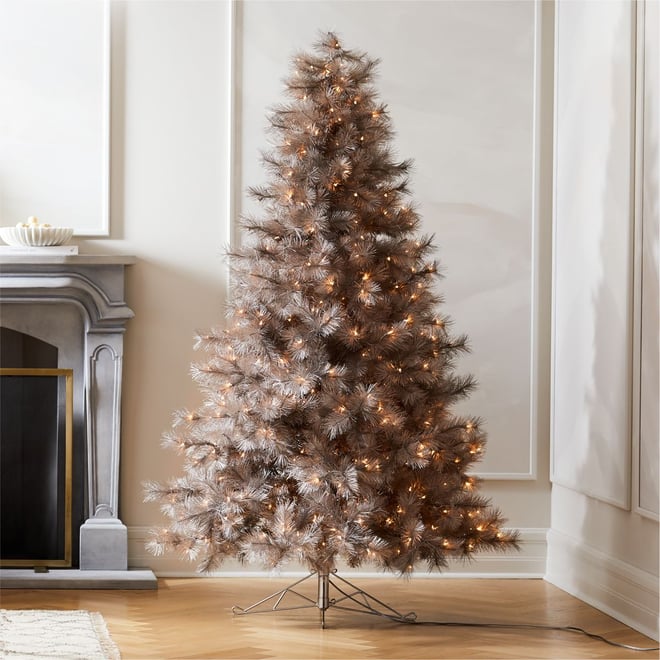 Faux LED Champagne Pine Christmas Tree 7.5' + Reviews