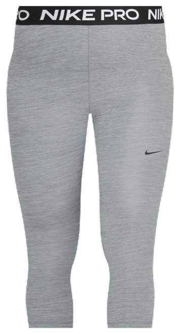 Nike Pro Women's Mid-Rise Crop Mesh-Panel Leggings (Plus Size)