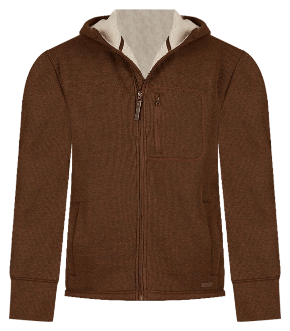 Men's Smith's Workwear Regular-Fit Sherpa Bonded Thermal Henley Pullover