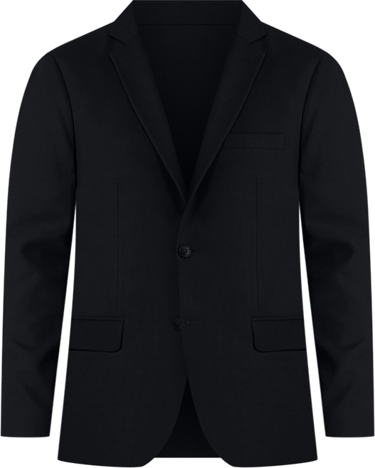 Jmh Men's 4-Way Stretch Plain Weave Ultra Slim Fit Suit Jacket