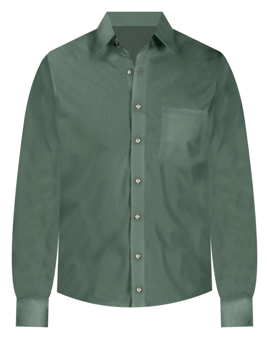 Men's Athletic Fitted Poplin Dress Shirt