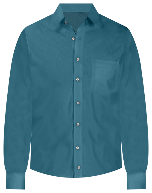 Men's Athletic Fitted Poplin Dress Shirt