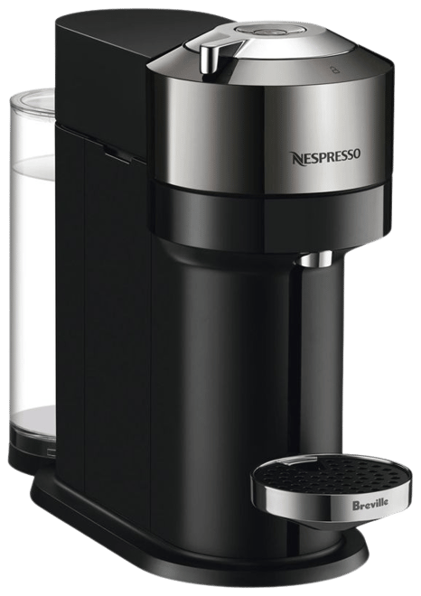 Nespresso - Vertuo Next Deluxe Dark Chrome & Aeroccino3 Milk Frother - Color : Grey