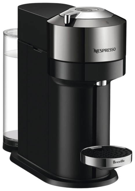 Nespresso by Breville Vertuo Next Dark Chrome Coffee and Espresso Machine with Frother