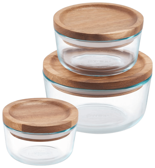 Glass Storage Containers with Bamboo Lids, 2 Sizes for Pantry Storage (12  Piece Set), PACK - Ralphs