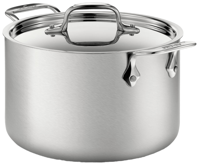 All-Clad d5 Stainless Brushed Steel 4-Quart Soup Pot with Lid
