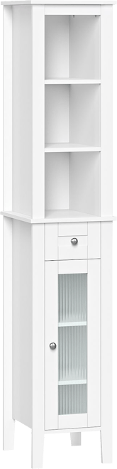 RiverRidge Home Prescott Slim Tall Cabinet - White