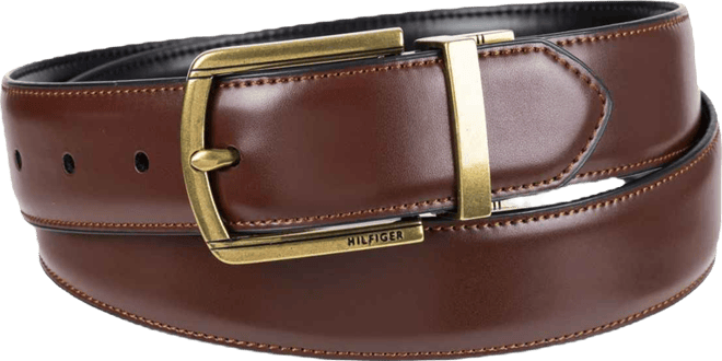 Men's Reversible Textured Belt, Created for Macy's