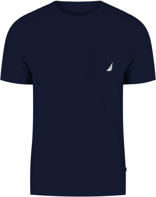 Men's Classic-Fit Solid Crew Neck Pocket T-Shirt