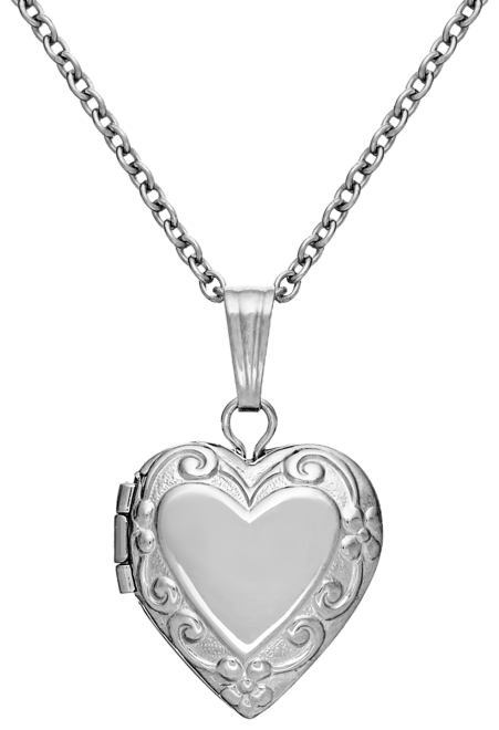 Silver store love locket