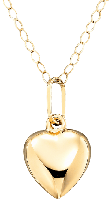 Children's 14K Gold Heart Necklace