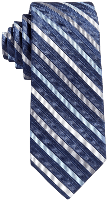 Big Boys Gemstone Striped Zipper Necktie