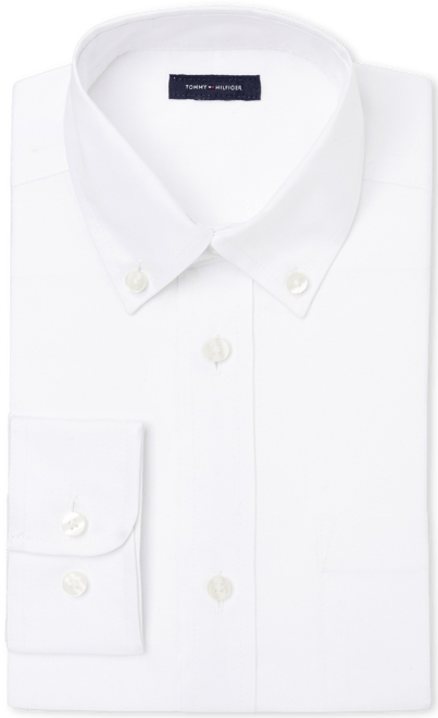 Big Boys Front Pocket Pinpoint Oxford Shirt