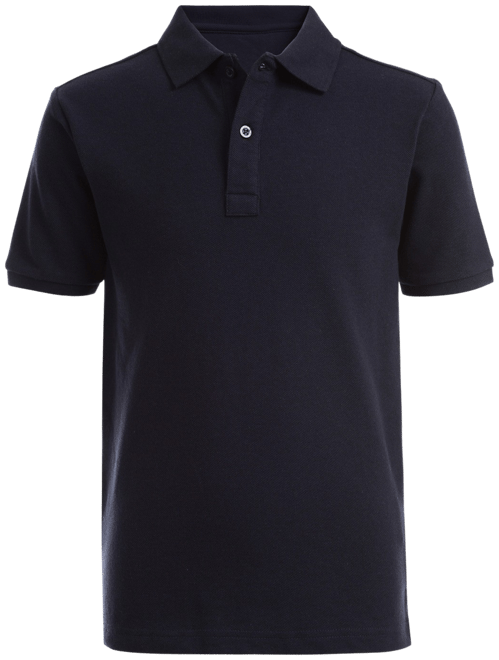 Big Boys Uniform Stretch Double Pique Polo