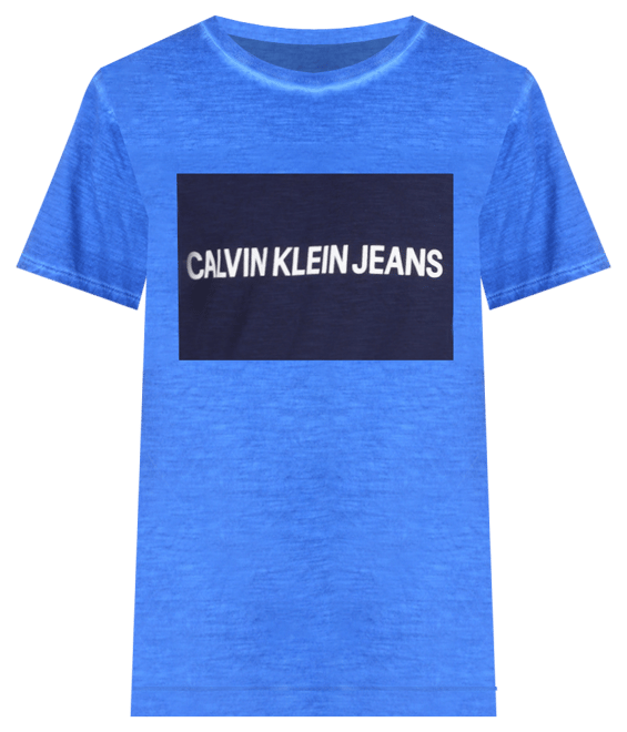 Big Boys color-blocked Logo-Print Cotton T-Shirt