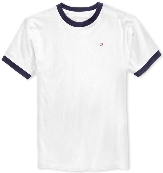 Tommy Hilfiger Boys 8-20 Short Sleeve Court Logo T-Shirt - 12/14 / White