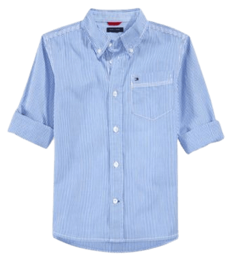 Big Boys Tommy Striped Button-Down Shirt