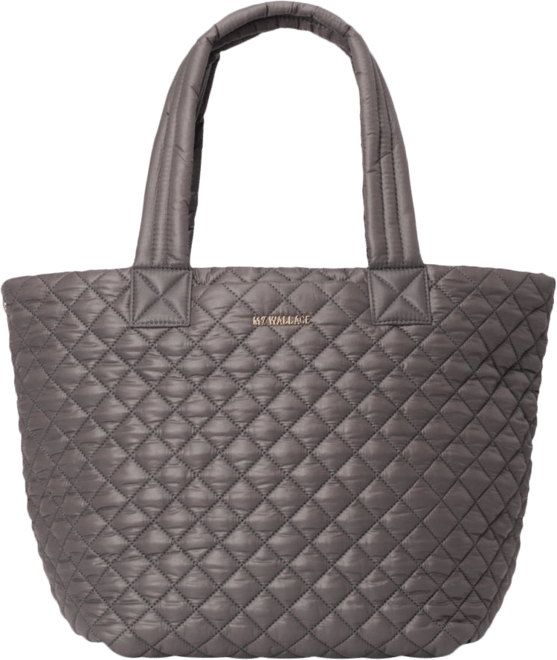 MZ Wallace Magnet Medium Metro Tote Deluxe in Grey