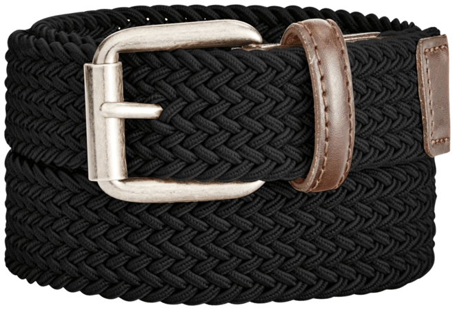 Braided Batwing Belt, Big Boys