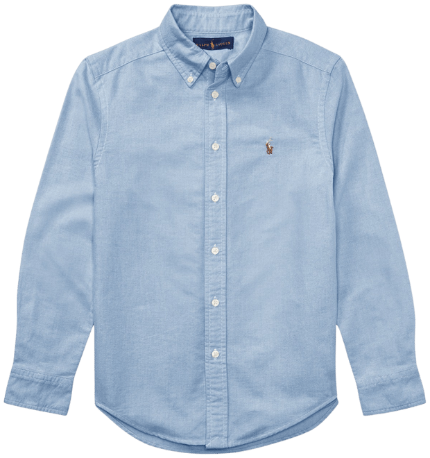 Ralph lauren light blue best sale oxford shirt