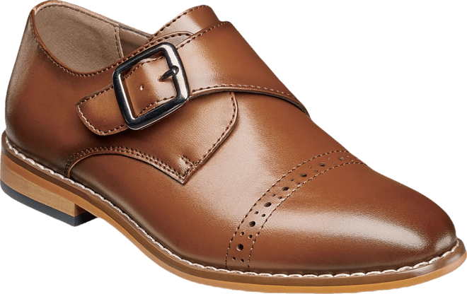 Big Boy Desmond Cap Toe Monk Strap Shoe