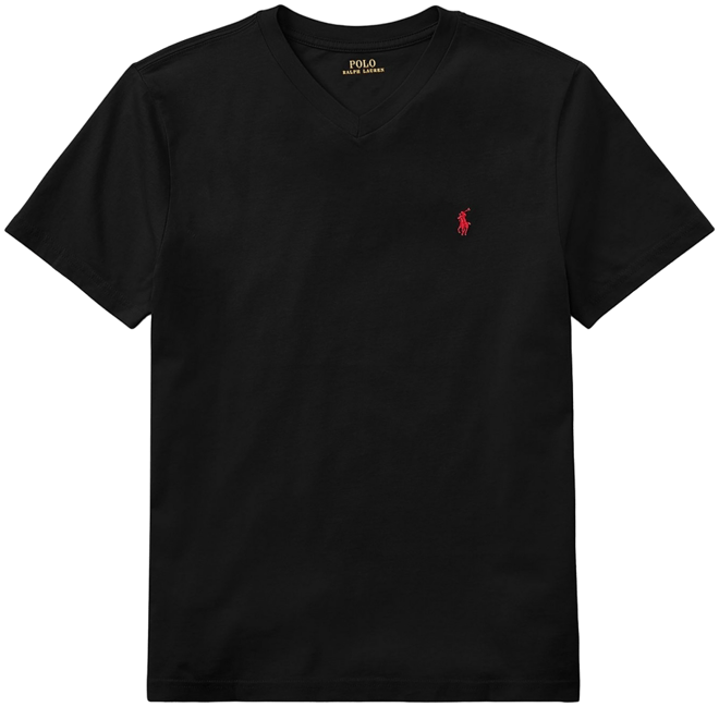 Big Boys Cotton Jersey V-Neck T-Shirt